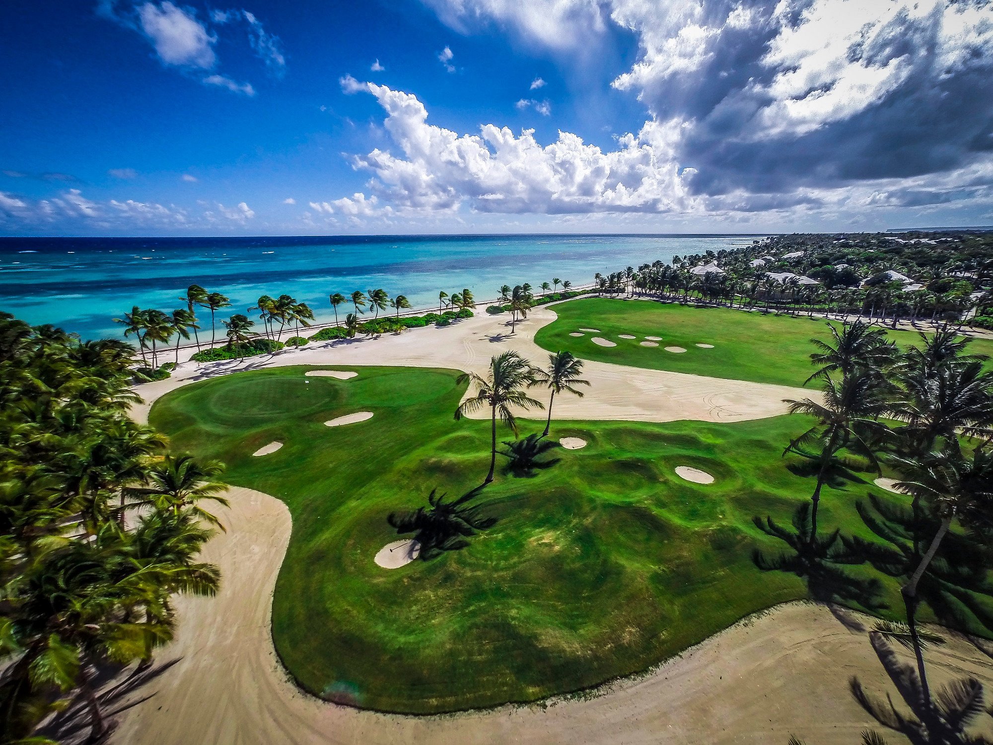 La Cana Golf Club oceanfront holes Punta Cana