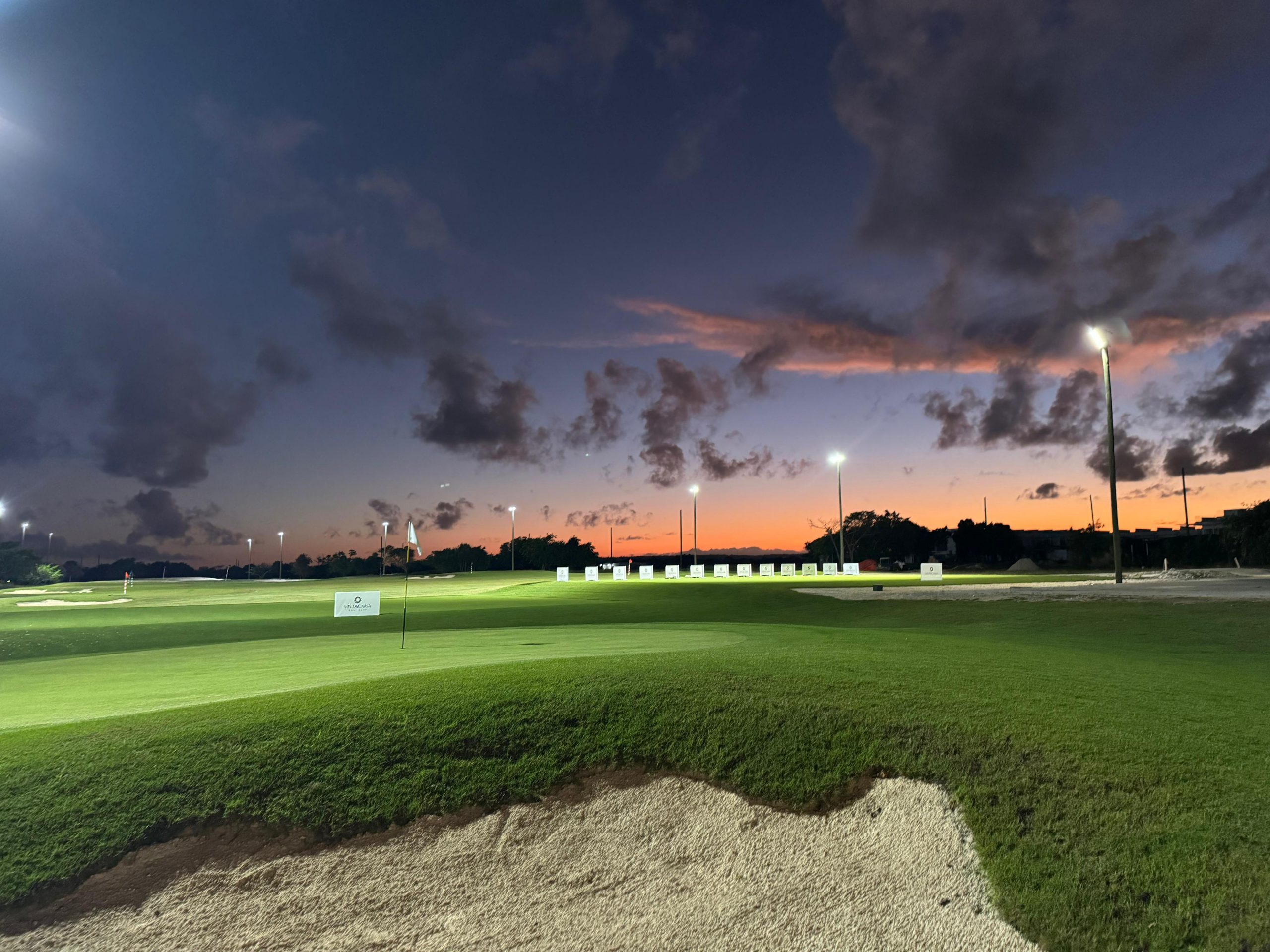 Vista Cana Golf Club night golf illuminated Punta Cana